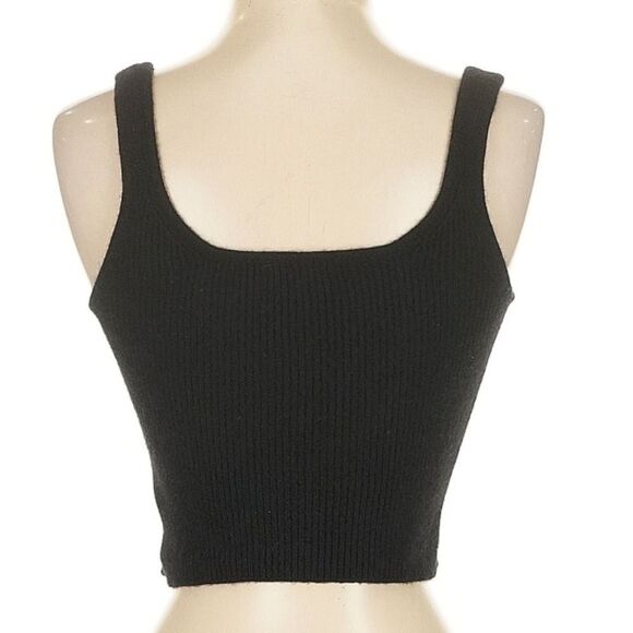Reformation Varenne Cropped Tank Top 100% Cashmere Kitten Soft Minimalist XS - Picture 3 of 9